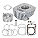 WFLNHB 63.5mm Cylinder Piston Rings Kit Replacement for Honda CBF200 XR200 XL200 After 1986