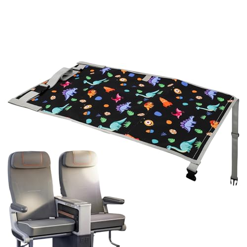 Dopsyesn Cama De Avión para Bebés, Cama De Viaje para Niños, Reposapiés Portátil Plegable para Jugar Viajar