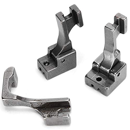3Pcs Zipper Presser Calcador para Máquina de Coser miniatura 3