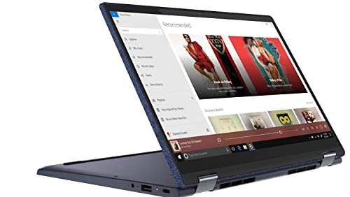 Image of Lenovo Yoga 6 AMD Ryzen 7 5700U 13.3 inch (33.78cm) FHD IPS 2-in-1 Convertible Touchscreen Laptop (16GB /512GB SSD /Win11 /Office /Backlit /Digital Pen /3Yr Warranty /Abyss Blue /Fabric Surface /1.3Kg), 82ND00DNIN