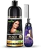Hair Color Shampoo Black + Hair Straightener Cream