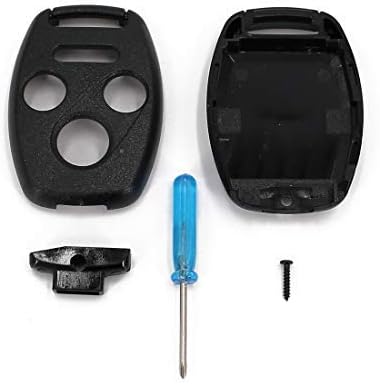 UTSAUTO 4 Buttons Replacement for Key Fob Remote Shell Case Cover Key Fob Cover Housing Fit for Honda Accord Civic CR-V 1PC Pack (Only Casing)