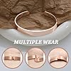 MWUMRCM Bracciale Magnetico in Rame Braccialetto per Magnetoterapia Bracciali Bronzati con 6 Potenti Magneti Bracciali Regolabili Braccialetti in Rame con Calamita Gioielli per Uomini e Donne #1