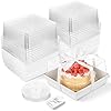 7 X 7 X 4 Inches Paper Cake Boxes With Clear Lids 20 - View #6