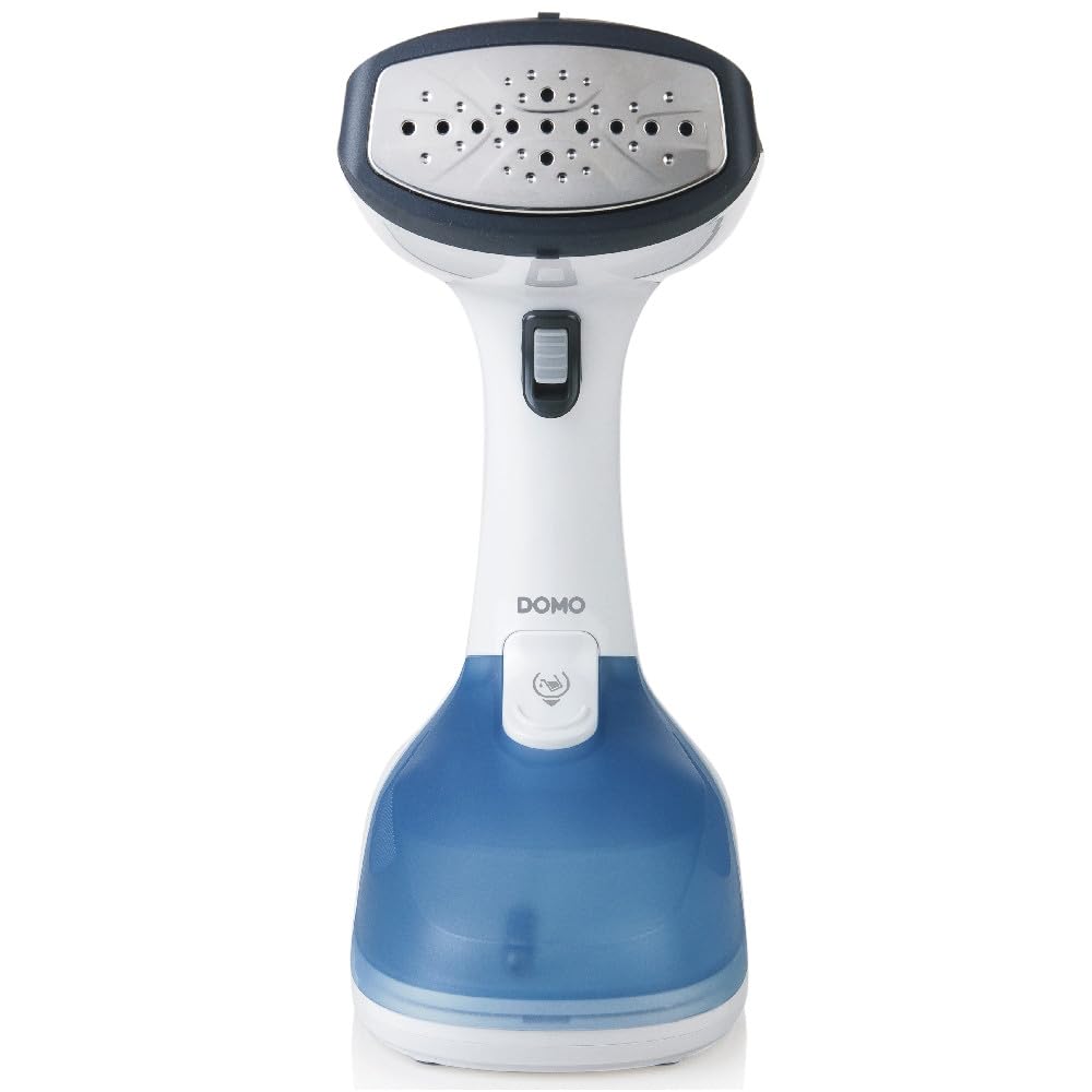 Domo DO7056S Bekleidungsdämpfer Dampfbürste, Blau-weiß