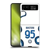 Head Case Designs Officially Licensed Inter Milan Alessandro Bastoni 2021/22 Players Away Kit Hard Back Case Compatible with Motorola Razr 40 / Razr 2023