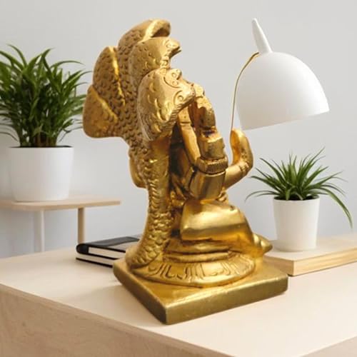 Estatua de Bronce Narasimha Lakshmi 3.25 pulgadas, 360 gramos miniatura 4