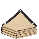 Ombrello da esterno per piscina, giardino e vela, in legno, per piante e barche, 2 x 2 m, copertura in pelliccia per esterni (colore 2)