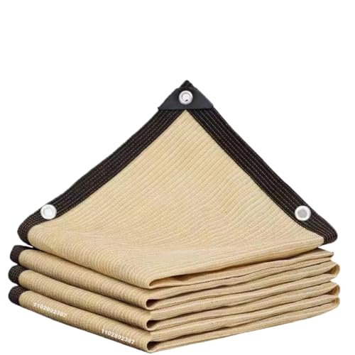 Voile d'ombrage d'été beige pour des déjeuners frais au jardin ou des arrêts en camping-car