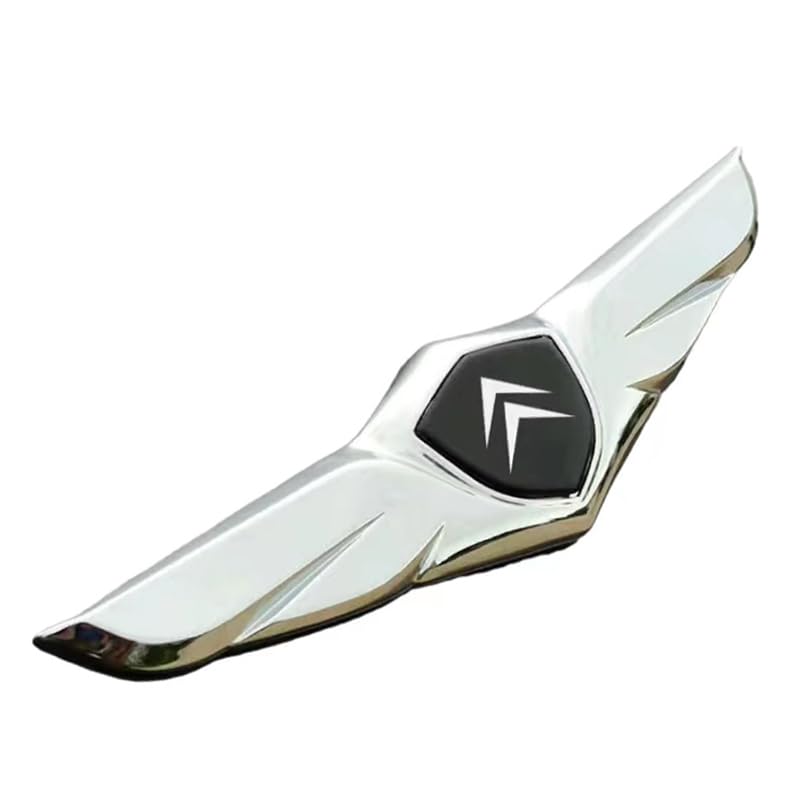 Car Emblems Logo Badge For Citroen C1 2014-2023,Logo Hood Trunk Rear Hatch Deck Lid Sticker Replacement Metal Logo 3D Exterior Accessories