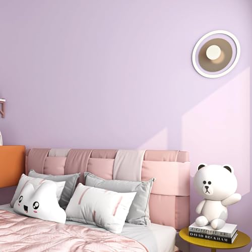 Papier peint violet pastel repositionnable pour masquer les défauts