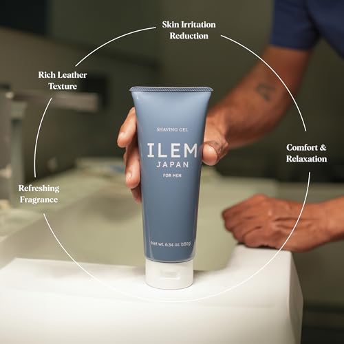 Image of ILEM JAPAN Shaving Gel For Men | Best Before Oct 2026 | Clear Non-Foaming Shave Gel |180 g