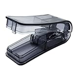 Sarini Pillenteiler mit und Aufbewahrungsfach für kleine oder große Pillen in Hälften und Viertel für Pillen Tabletten