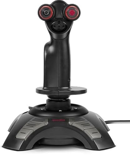 Speedlink PHANTOM HAWK Flight Stick - Joystick para PC/ordenador, controlador para juegos de simulador, USB, negro - imagen 8