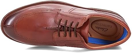 Clarks Men's Malwood Low Oxford, Brown Leather, 7 | Image 5