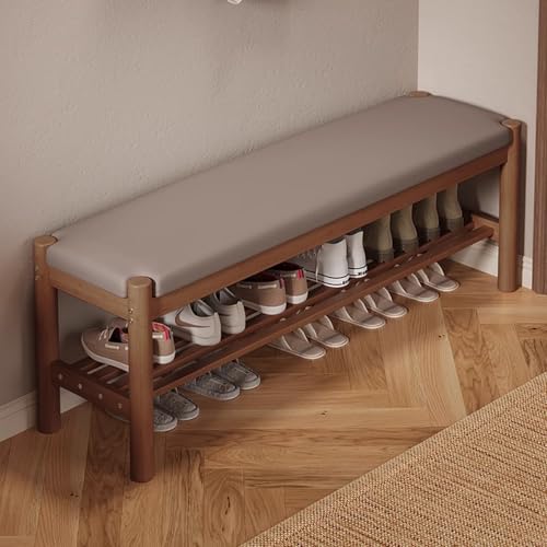 Banc à chaussures rembourré pour sublimer l'entrée et le salon au quotidien