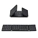 Produktbild Mcbazel Faltbare kabellose Tastatur mit Touchpad für Tablet/Handy/PC, tragbare Tastatur, kabellos, wiederaufladbar, unterstützt mehrere Geräte/iOS/Android/MacOS/Windows, Schwarz