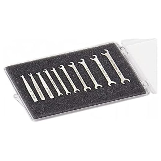 Unbekannt Donau Elektronik 980-SET Micro-Maulschlüssel-Set 10-TLG. 1-4mm Micro-Maulschlüssel 10teilig 1-4m