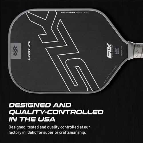 image for Selkirk Sport SLK Halo Power MAX Pickleball Paddle | Raw Carbon Fiber 