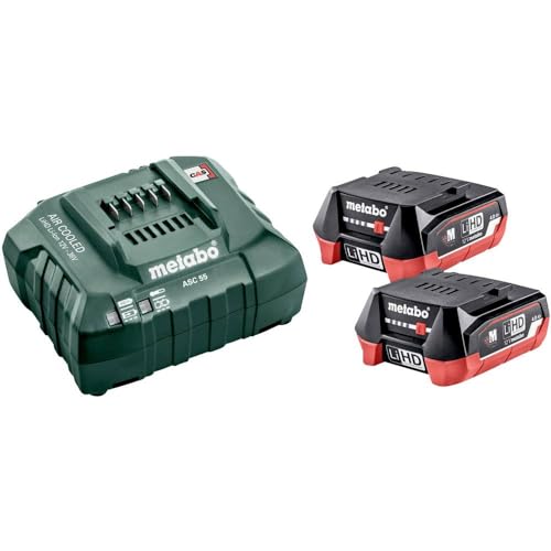 METABO MÁQUINAS - Basic-Set 2x LiHD 4,0 Ah