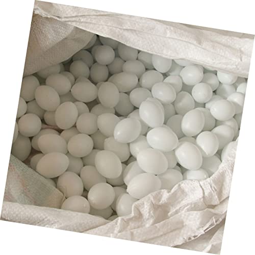 Bcoath 90 Pcs Injection Eggs Nest Parrot Induced Cockatiel Toys Supplies Stop Prop Xmm Play Photo Laying Lorikeet For Food White Racing Ringneck Fake Dove Decorative Water Simulated #TOP2