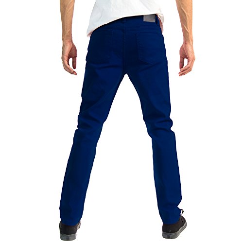 Alta Men Designer Fashion Slim Skinny Fit Stretch Denim Jeans Pants - Blue - Size 302