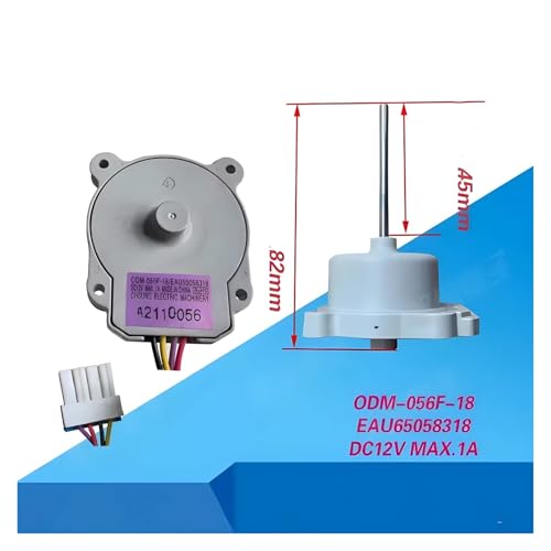 Moteur de ventilateur de réfrigérateur EAU65058318 ODM-056F-18 DC 12V 1A pour congélateur - 6