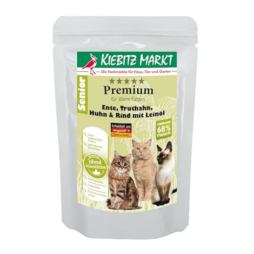 Premium Katzenfutter mit variedad von Fleisch