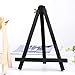 TEHAUX Tabletop Display Easel Small Wooden Tripod Easel for Kids Painting Art Crafts Photo Cards Stand 9.44X7.08X1.96In Portable Canvas Holder