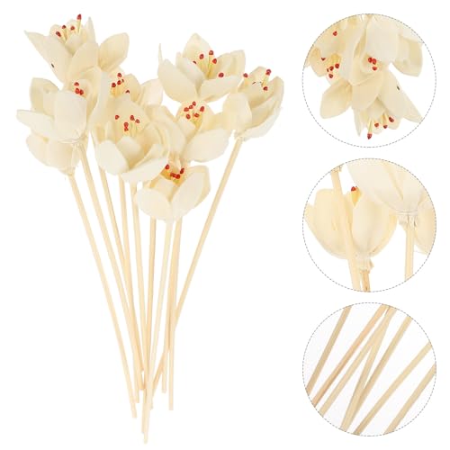 Varitas Difusoras Decorativas de Flores de Rattan Natural miniatura 7