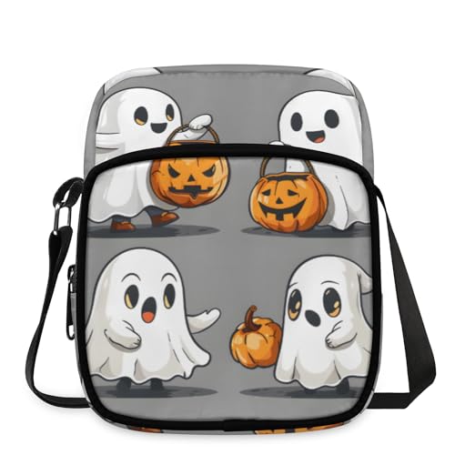 Mini Halloween Style Lightweight Crossbody Bag Casual Pattern Shoulder Handbag Design Portable Small Backpack Trvel