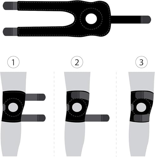 FITPUT Knee Caps for Men & Women, Black - Image 3