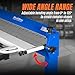Mechmaxx 50-Inch Foot Clamp Pan and Box Brake, Industrial Heavy Duty Sheet Metal Folding Machine, 0–135° Bending Angle, 1.9