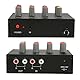 Asixxsix EQ7 Auto-Audio-Grafik-Equalizer, 7-Band-Auto-Audio-Equalizer mit 3,5-mm-AUX-Eingang, Ausgang, Eingang, Zweikanal, 12 DB, Hohe Basseinstellung, Digitaler Equalizer für