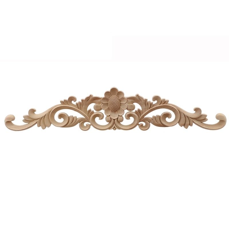 Moulure decorative bois applique d'angle cadre meuble MX26-4