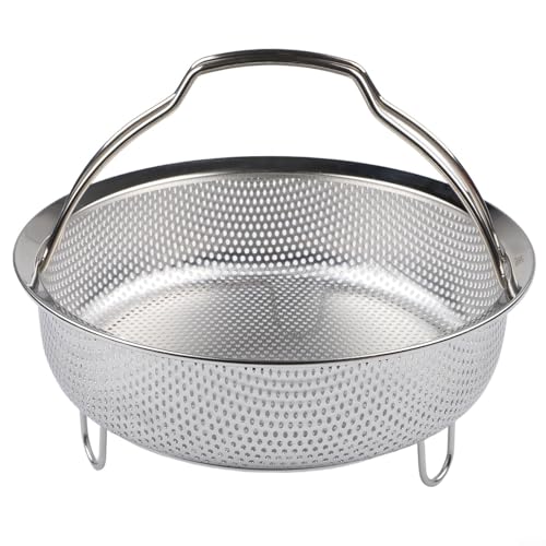 Vaporizador plegable para olla a presión que evita verduras blandas de 14 a 24 cm 2