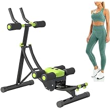 Abdominal Coaster Ab Machine Foldable Exercise Equipment 440lbs Max Capacity, Less Stress on Neck & Back, Abdominal/Core Fitness Equipment