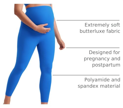 Image of CRZ YOGA Maternity Leggings 25 inch | Butterluxe, Extremely Soft, Gentle Compression, Yoga, Super High Rise, U-shaped Belly, Pregnancy and Postpartum