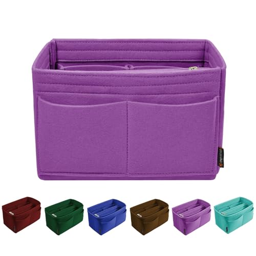 OMYSTYLE Purse Organizer Insert, Felt Tote Bag Organizer Insert with 6 Size