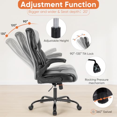 Sweetcrispy Computer Desk Chair, Lumbar Support Video Game Chair, photo 4 of 4