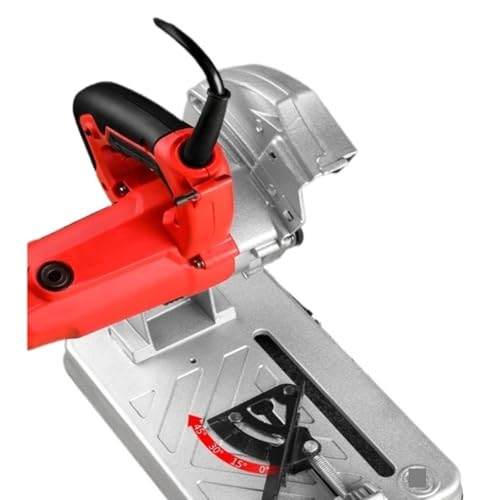 Mini tagliatrice – 2 pezzi strumento elettrico di taglio profilo per ottone e acciaio, regolabile 0-45 gradi, ideale per il taglio di metalli fai da te