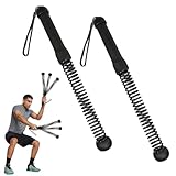 2 Stück Battle Ropes Ohne Seil mit Anti-Rutsch Griff Schwarz Tragbare...