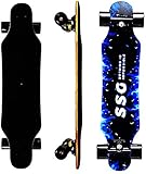 Skateboard 7 Layers Decks 31'x8' Pro Complete Skate Board Maple Wood Longboards for Teens Beginners...