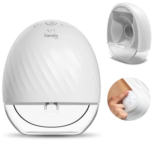 LIONELO Fidi Free Electric Breast Pump 2 Working Modes, Massage Mode, 5 Intensity Levels, 3 Different Sizes of Funnels, Capacity of 150 ML, Energy Saving, Quiet Operation, Timer