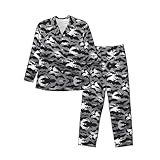 Relaxation : l'ensemble de pyjama à manches longues pour homme chauve-souris d'Halloween gris est conçu pour être lâche. Le manteau adopte un revers plat classique, un bouton sur le devant et le pyjama ont une taille élastique et deux poches latérales, qui sont faciles à mettre et à enlever. Les détails incluent un tissu fin et léger, à enfiler à la taille et à boutons. Nos pantalons de pyjama sont disponibles en plusieurs couleurs et tailles