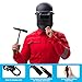 Kingdder 9 Pcs Welding Tools Kit Slag Removal Accessories Set Include Welding Chipping Hammer Hat Insulated Protective Sleeve Gloves Wire Brush and Stainless Steel Metal Sheet Thickness Gauges Black