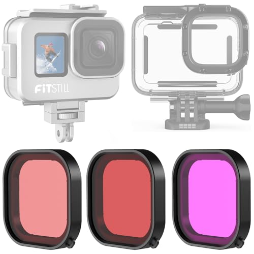 Filtres tricolores FitStill améliorant la reproduction des couleurs GoPro