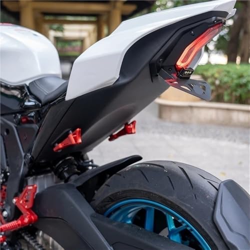 Support de Plaque Moto Queue Courte avec Feu arrière Clignotants Accessoires 675SR-R - 5