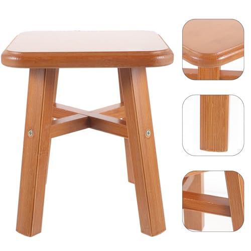 Tabouret en bois massif 24 cm polyvalent et stable Veemoon - 5
