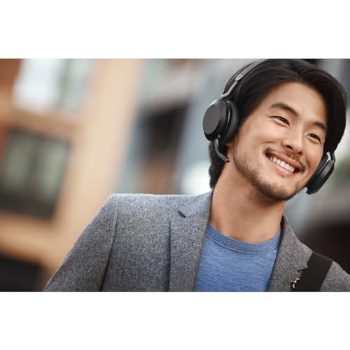 Jabra Evolve2 75 Wireless Headset – Hybrid Work Certified, Active Noise Cancelling, Bluetooth, Dual Connectivity, All-Day Comfort, 8-Microphone... - Image 4